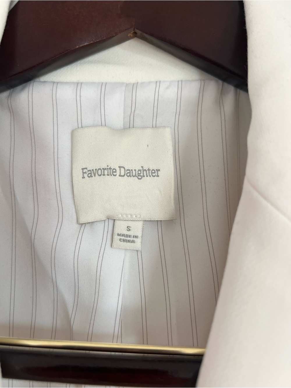 Favorite Daughter White Tailored Blazer - “The Favorite Classic Blazer” - Picture 2 of 7